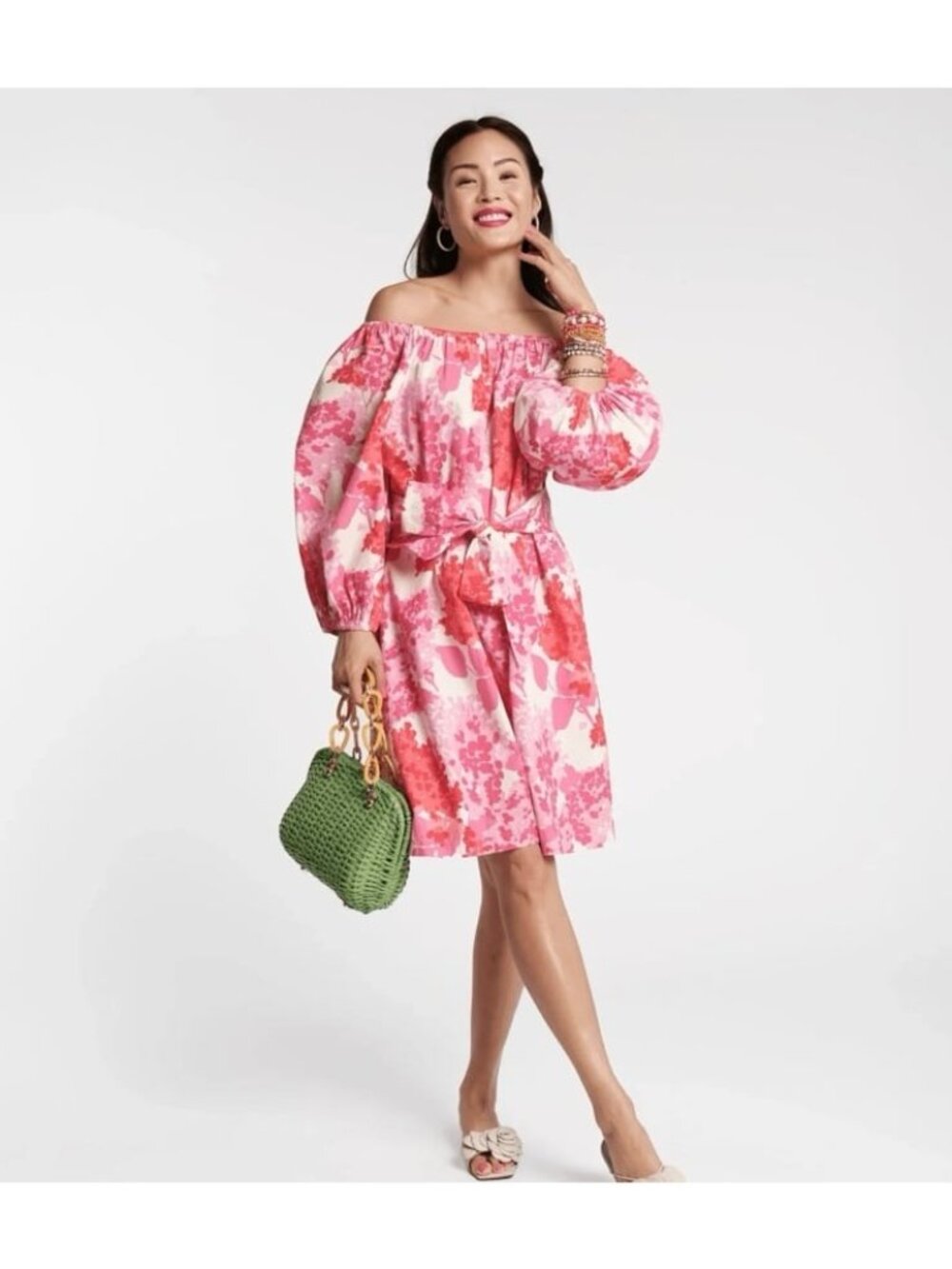Frances Valentine Bliss Hydrangea Dress
